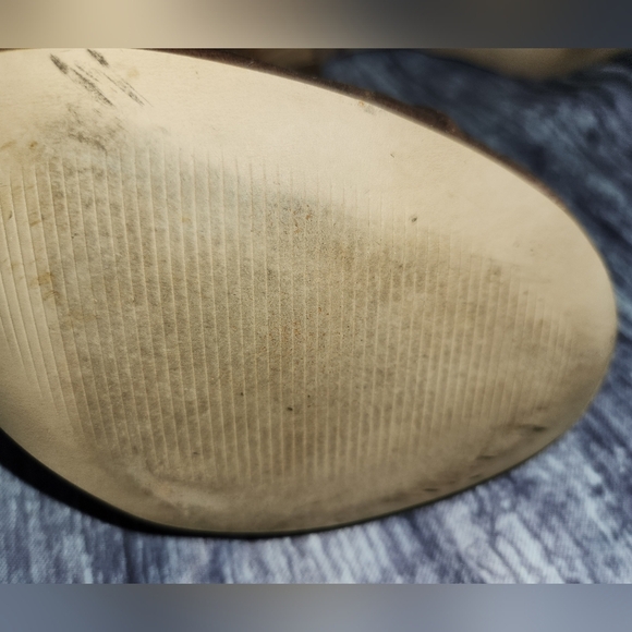 Steve Madden Brown Leather Ruched Round Toe Block Heel Pumps Comfortable Shoes - Picture 13 of 15